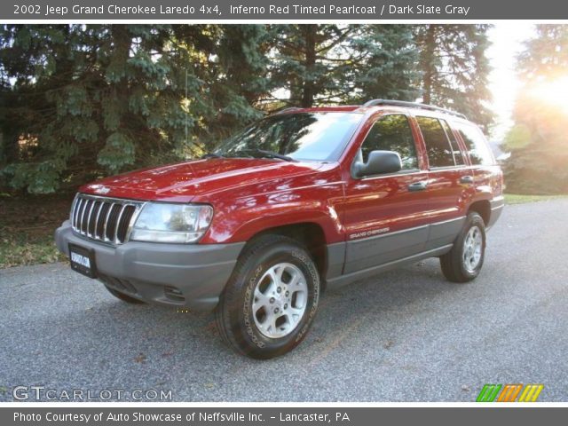 2002 Jeep Grand Cherokee Laredo 4x4 in Inferno Red Tinted Pearlcoat