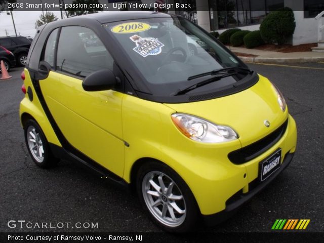 2008 Smart fortwo passion coupe in Light Yellow