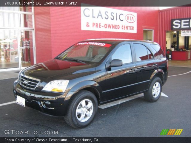 2008 Kia Sorento LX in Ebony Black