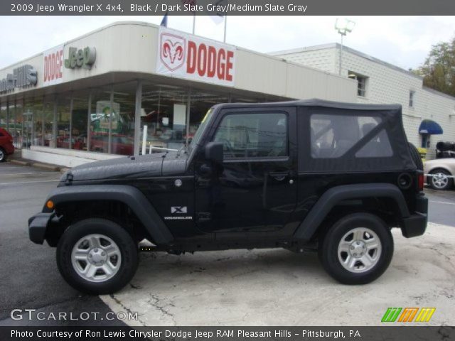 2009 Jeep Wrangler X 4x4 in Black