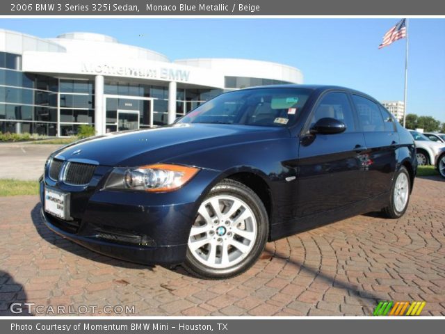 2006 BMW 3 Series 325i Sedan in Monaco Blue Metallic