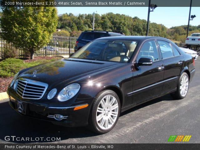 2008 Mercedes-Benz E 350 4Matic Sedan in Sienna Black Metallic