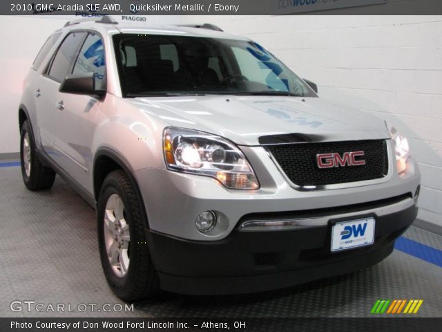 2010 GMC Acadia SLE AWD in Quicksilver Metallic