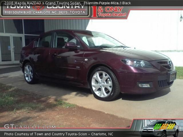 2008 Mazda MAZDA3 s Grand Touring Sedan in Phantom Purple Mica