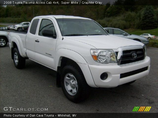 2008 Toyota Tacoma Access Cab 4x4 in Super White