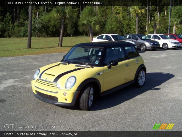 2003 Mini Cooper S Hardtop in Liquid Yellow