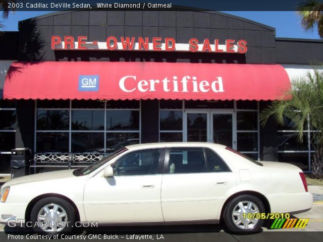 2003 Cadillac DeVille Sedan in White Diamond
