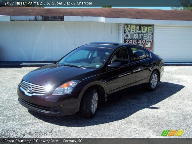 2007 Nissan Altima 2.5 S in Super Black
