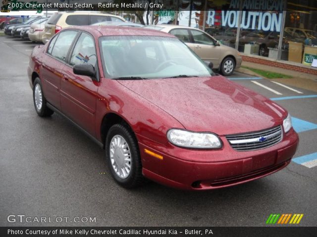 2003 Chevrolet Malibu Sedan in Redfire Metallic