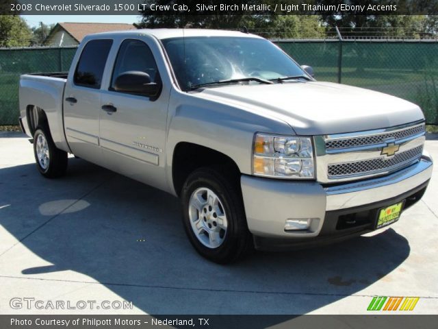 2008 Chevrolet Silverado 1500 LT Crew Cab in Silver Birch Metallic