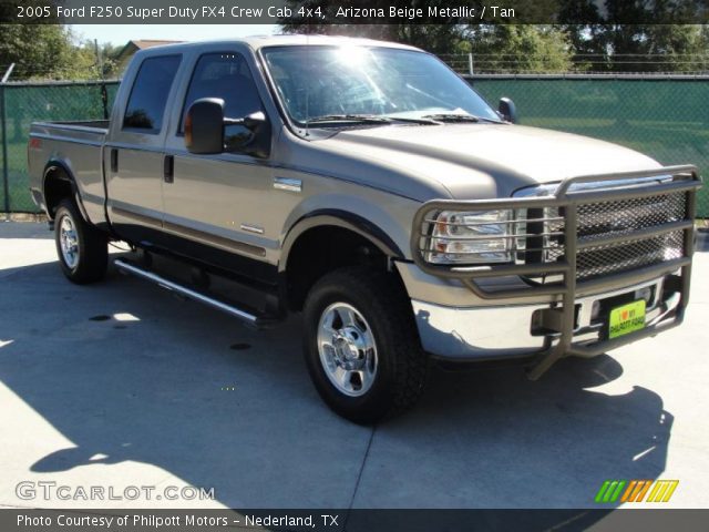 2005 Ford F250 Super Duty FX4 Crew Cab 4x4 in Arizona Beige Metallic