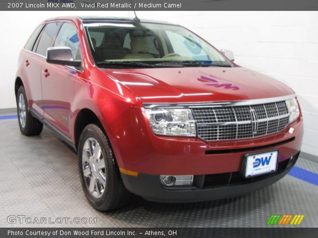 2007 Lincoln MKX AWD in Vivid Red Metallic