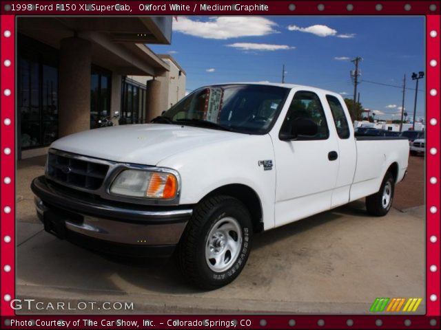 1998 Ford F150 XL SuperCab in Oxford White