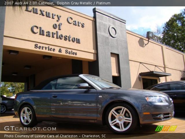 2007 Audi A4 2.0T Cabriolet in Dolphin Gray Metallic