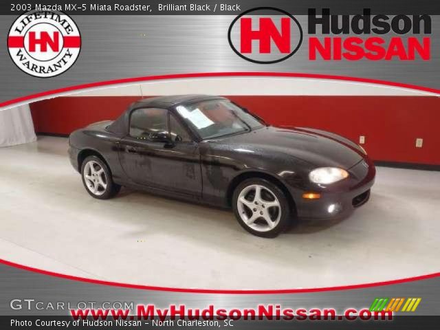 2003 Mazda MX-5 Miata Roadster in Brilliant Black