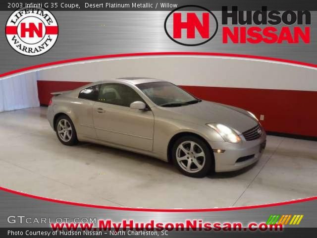 2003 Infiniti G 35 Coupe in Desert Platinum Metallic