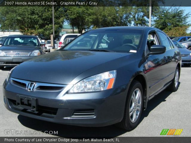 2007 Honda Accord SE Sedan in Graphite Pearl