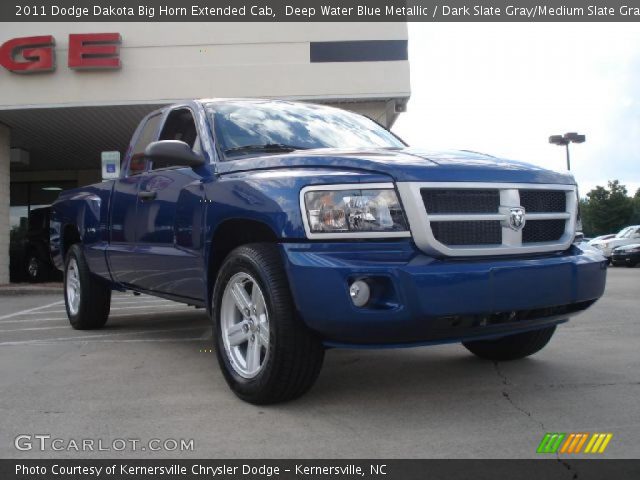 2011 Dodge Dakota Big Horn Extended Cab in Deep Water Blue Metallic
