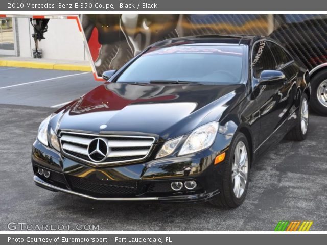 2010 Mercedes-Benz E 350 Coupe in Black