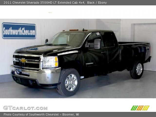 2011 Chevrolet Silverado 3500HD LT Extended Cab 4x4 in Black