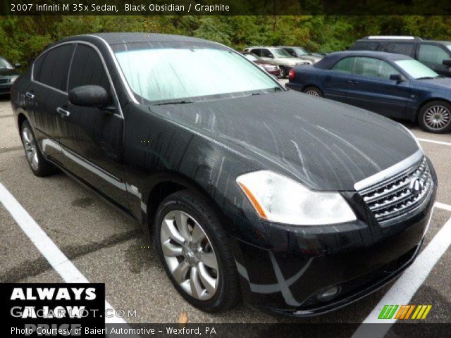 2007 Infiniti M 35x Sedan in Black Obsidian