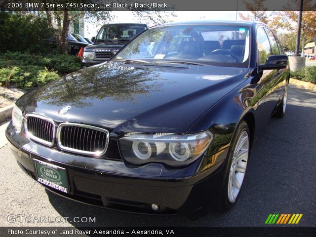 2005 BMW 7 Series 745i Sedan in Jet Black