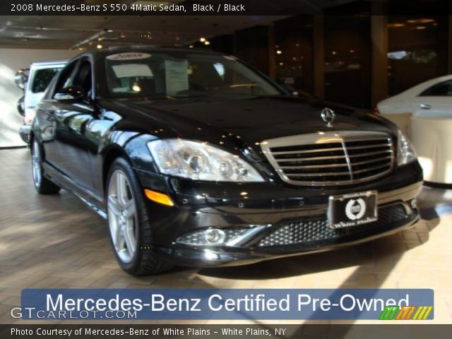 2008 Mercedes-Benz S 550 4Matic Sedan in Black