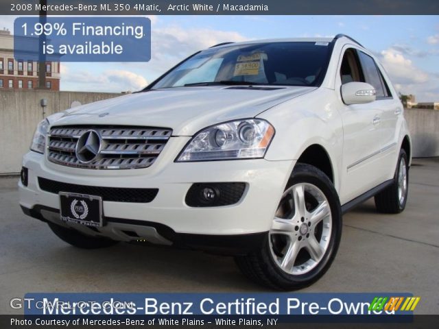 2008 Mercedes-Benz ML 350 4Matic in Arctic White