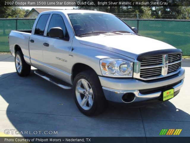 2007 Dodge Ram 1500 Lone Star Edition Quad Cab in Bright Silver Metallic