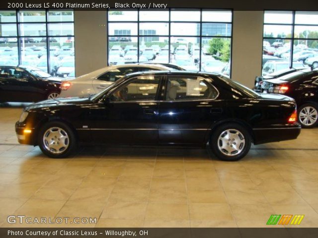 2000 Lexus LS 400 Platinum Series in Black Onyx