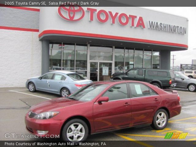 2005 Toyota Camry SE in Salsa Red Pearl