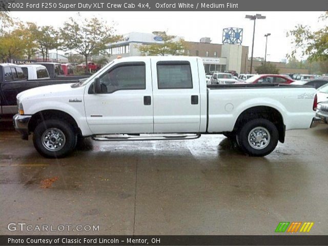 2002 Ford F250 Super Duty XLT Crew Cab 4x4 in Oxford White