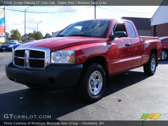 2006 Dodge Dakota ST Club Cab in Flame Red