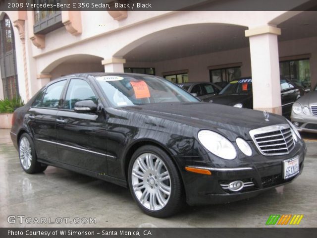 2008 Mercedes-Benz E 350 Sedan in Black