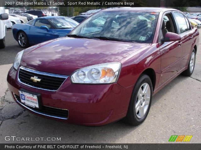 2007 Chevrolet Malibu LT Sedan in Sport Red Metallic