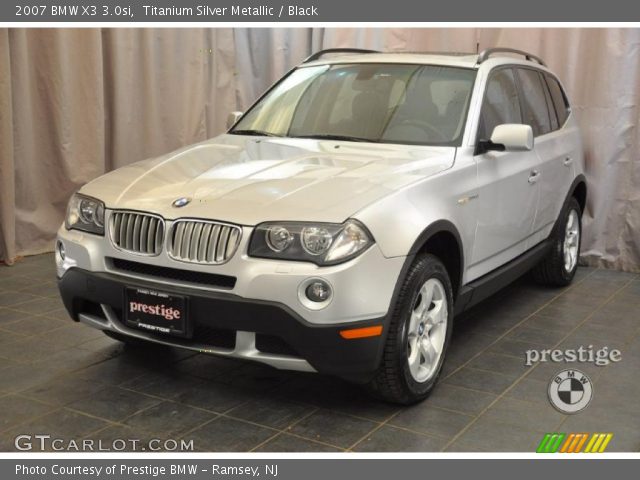 2007 BMW X3 3.0si in Titanium Silver Metallic