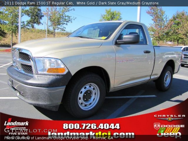 2011 Dodge Ram 1500 ST Regular Cab in White Gold