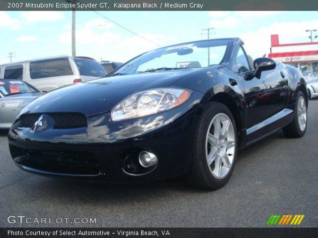 2007 Mitsubishi Eclipse Spyder GT in Kalapana Black