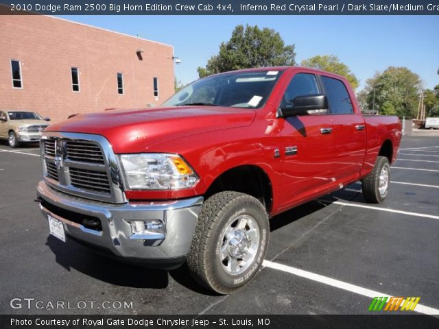 2010 Dodge Ram 2500 Big Horn Edition Crew Cab 4x4 in Inferno Red Crystal Pearl