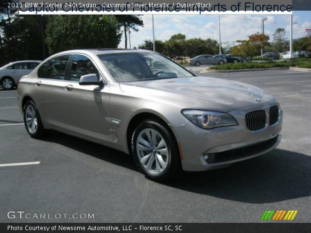 2011 BMW 7 Series 740i Sedan in Cashmere Silver Metallic