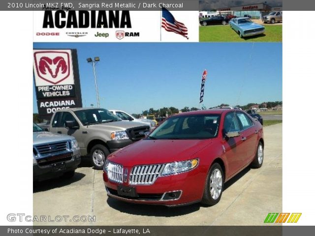 2010 Lincoln MKZ FWD in Sangria Red Metallic