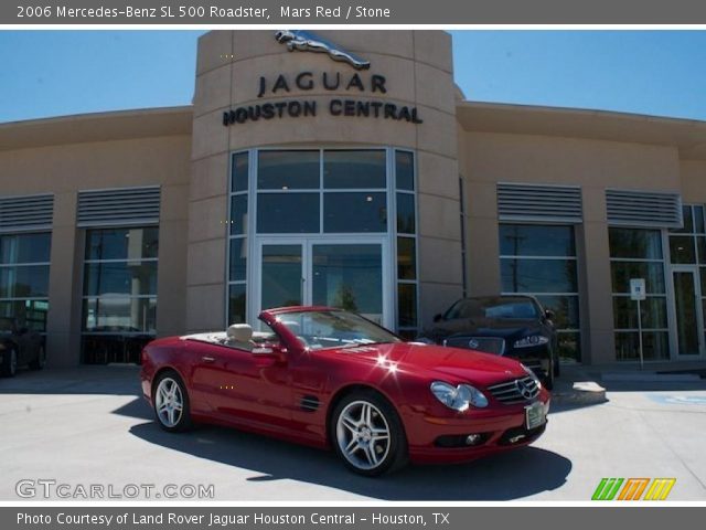 2006 Mercedes-Benz SL 500 Roadster in Mars Red