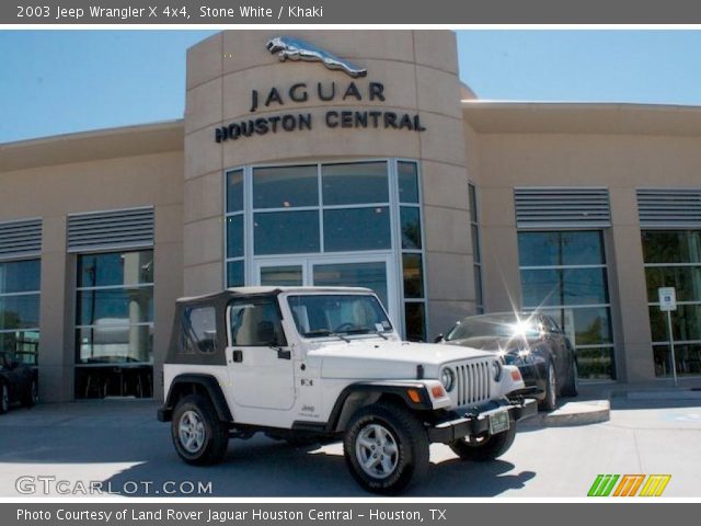 2003 Jeep Wrangler X 4x4 in Stone White