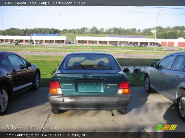 1996 Toyota Tercel Coupe in Dark Green