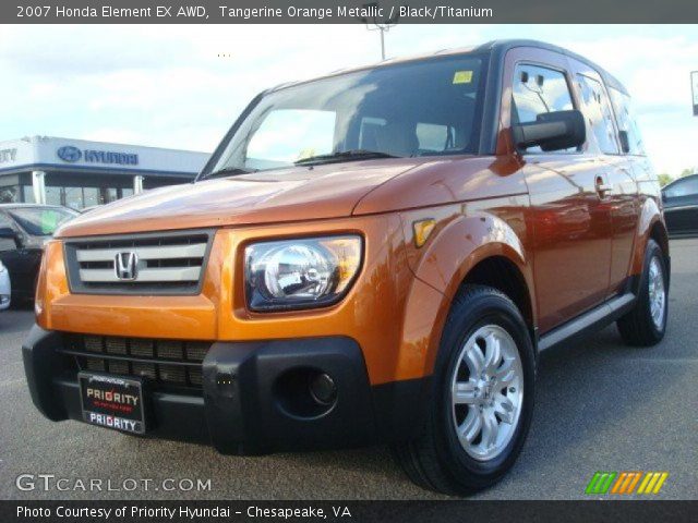 2007 Honda Element EX AWD in Tangerine Orange Metallic
