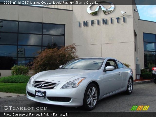 2008 Infiniti G 37 Journey Coupe in Liquid Platinum Silver