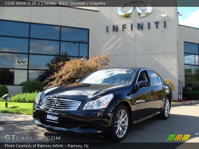2008 Infiniti G 35 x S Sedan in Black Obsidian