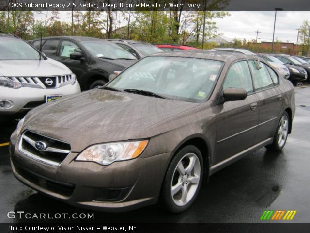2009 Subaru Legacy 2.5i Sedan in Deep Bronze Metallic