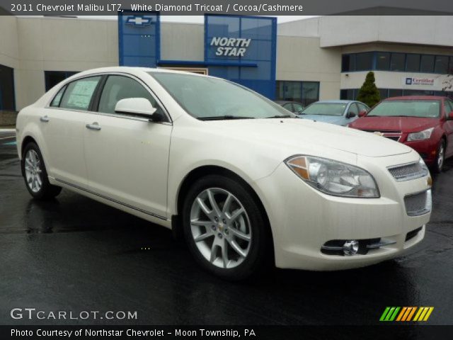 2011 Chevrolet Malibu LTZ in White Diamond Tricoat