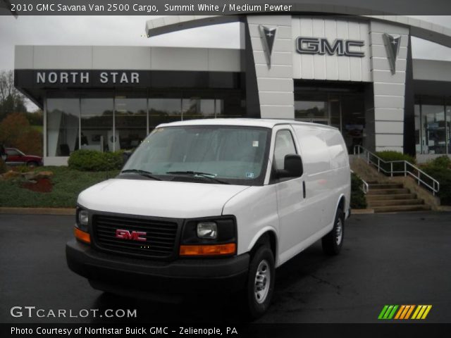 2010 GMC Savana Van 2500 Cargo in Summit White